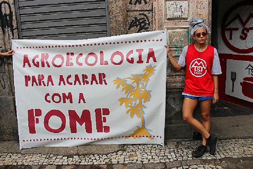 12º Congresso Brasileiro de Agroecologia: distribuição de marmitas